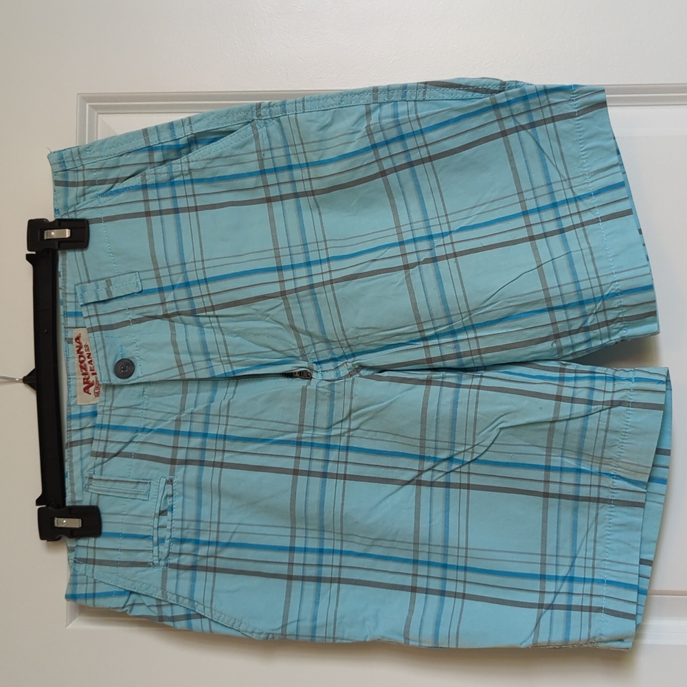 Two pairs men's shorts - plaid